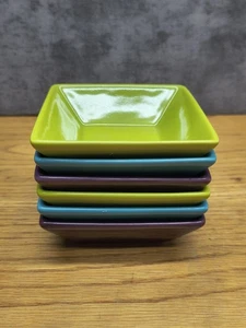 6er Set Fitz And Floyd One Look And You Know 3 1/2" Tasting Dip Schalen - Bild 1 von 5