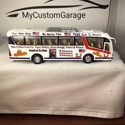 Autobús turístico, Kinsmart, diecast, blanco, escala 1/32 Foto 1 de 3