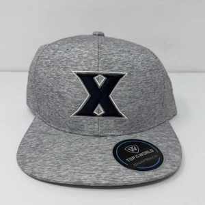 Gorra Xavier Mosqueteros Gris Adulto Snapback NCAA Baloncesto Bordada Para Hombre - Imagen 1 de 10