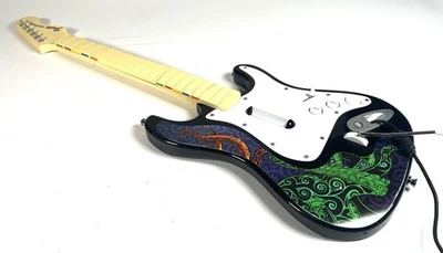Rock Band Fender Stratocaster Guitar Controller Xbox 360 Wired 822152 Black - Image 1 of 4