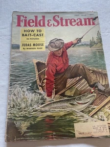 Vintage Field & Stream Magazine July 1958 Edition Fishing & Outdoors Bob Kuhn - Picture 1 of 12
