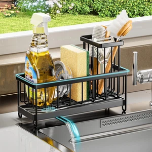 Sponge Holder for Kitchen Sink – Sink Organizer and Caddy, Home and Kitchen Stor - Picture 1 of 12