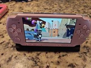 Sony PSP 3000 128 Gb SD Card  Pink Games, Charging Cord Tested Fast Ship - Picture 1 of 6