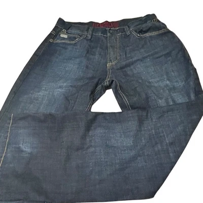 Vintage Coogi Baggy Jeans Mens 36X34 Blue Stone Wash Embroidered Y2K Skater 90s - Image 1 of 4