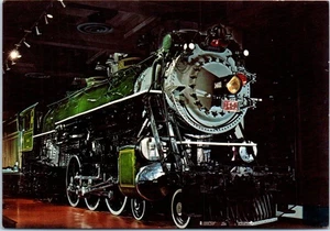 Southern Pacific Passenger Locomotive No. 1401 at the Railroad Hall Postcard - Picture 1 of 2