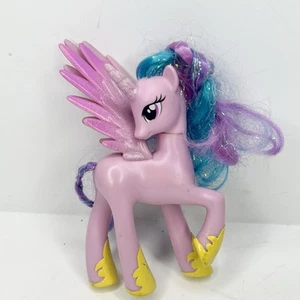 MY LITTLE PONY G4 PINK GLITTER WINGS PRINCESS CELESTIA FIGURE SUN PEGASUS 2011 - Picture 1 of 10