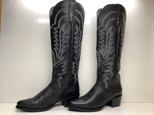 TECOVAS DAMENSTIEFEL COWBOY HOCH SCHWARZ GRÖSSE 8,5 B - Bild 1 von 10