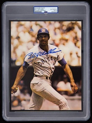 Billy Williams Signed Magazine Photo (PSA) Chicago Cubs Auto - Image 1 of 2