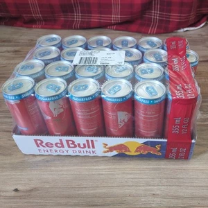 Red Bull Red Edition Sugarfree Energy Drink, Watermelon, 12 oz BestBy 4-12-25 - Picture 1 of 4