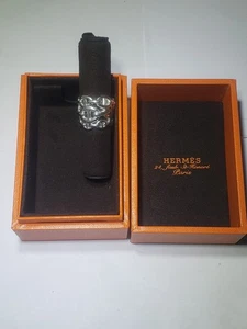 HERMES Chaine d'Ancre Anchene Ring Size 4 1/2 NEW IN BOX - Picture 1 of 8