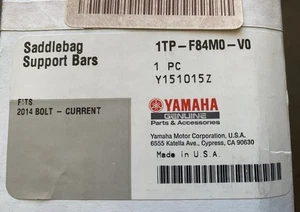 Soporte de barras de soporte para alforja Yamaha Bolt 1TP-F84M0-V0-00 NUEVO, sin abrir - Imagen 1 de 5