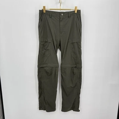 REI Co-op Womens Convertible Cargo Hiking Pants Olive Green Size L (14-16) - Image 1 of 4