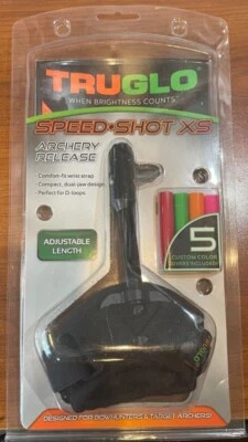 TruGlo - Speed Shot XS - Standard Size - Hook and Loop Strap - Black - Image 1 of 2