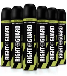 6 x 250ml XL Right Guard Fresh Anti-Perspirant Deodorant - Free Delivery - Picture 1 of 3