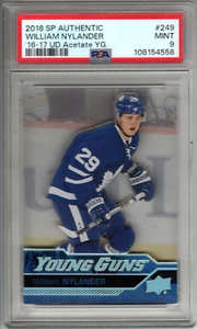 William Nylander 2016-17 Upper Deck Young Guns acetato novato PSA 9 como nuevo SSP RC - Imagen 1 de 2
