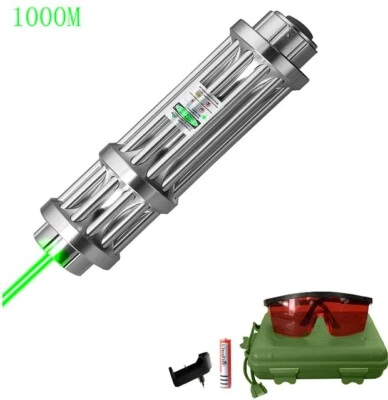 High Power Green Laser Pointer Pen 532nm Adjustable Visible Beam Dot Light USA - Image 1 of 4