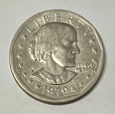 1979 P Susan B Anthony Dollar Nice Circulated **Free Shipping** Cover