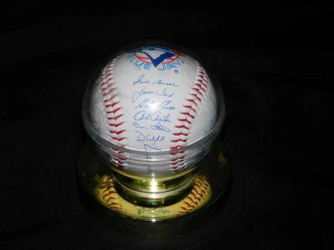 Toronto Blue Jays 1995 Team Baseball Facsimile Signed Replica Autographs Honda Cover