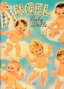 Paper Dolls um 1997 - Engel Babypuppen, Neu aus altem Lagerbestand - Bild 1 von 2
