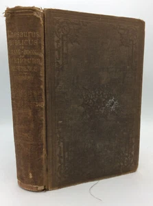 THESAURUS BIBLICUS - L.A. Lambert - 1880 1st ed - Biblical Latin hardcover - Picture 1 of 4