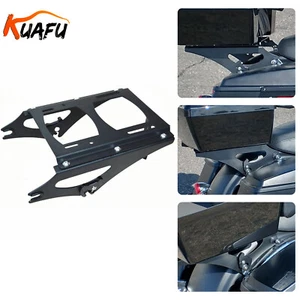 Detachable Two Up Pack Mounting Rack For Harley Luggage Trunk Touring 2009-13 - Picture 1 of 22
