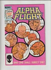 ALPHA FLIGHT #12 (1984) Death of Guardian, John Byrne, Marvel Comics