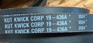 KUT Kwick Corporation 19-436A Belt (Z2D7) - Picture 1 of 1