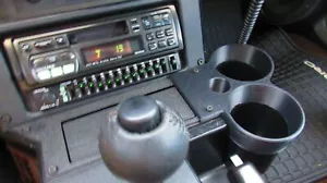 3rd Third Gen Camaro Dual Cup Holder NO CUTTING REQUIRED/EZ INSTALL- Made in USA - Picture 1 of 5