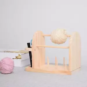 Wooden Yarn Holder for Knitting Crochet Yarn Ball Knitting Crochet Supplies - Picture 1 of 7