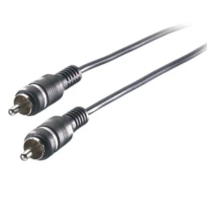 Vivanco 10m Cavo per Subwoofer 1x- 1x Spinotto Rca Cavo Subwoofer Ls Sub - Foto 1 di 3