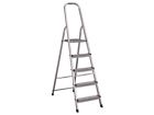 Sealey Aluminium Step Ladder 5-Tread EN 131 150kg Capacity Ribbed Feet ASL5