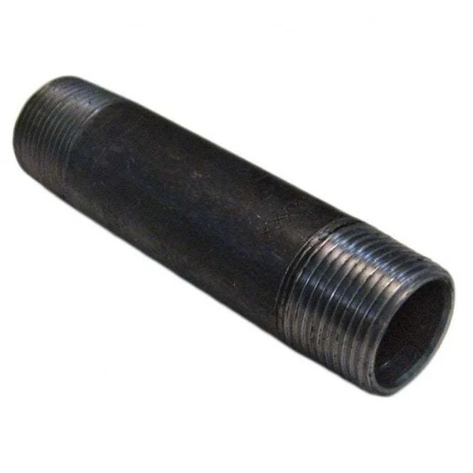 Black iron pipe threaded pipe - 1/2" - 2" BS1387 (EN1025) carbon steel pipe/tube - Image 1 of 1