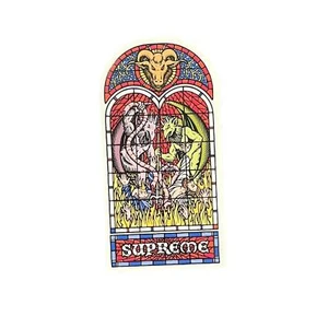 Supreme Stained Glass Sticker - Picture 1 of 1