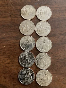 2024 PD American Women 10 Quarter BU Komplettsatz bis heute aus neuwertigen Taschen/Rollen - Bild 1 von 7