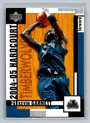 Kevin Garnett 2004-05 Upper Deck Hardcourt #49 Basketball NBA Card Timberwolves - Image 1 of 2