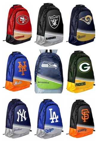 NFL / MLB /NBA Team Core Backpack 18"x6"x13" Cover