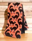 NWT Gothic Gaga Black Cat in Red Boots Orange 3 piece Cats Bamboo Towel Set