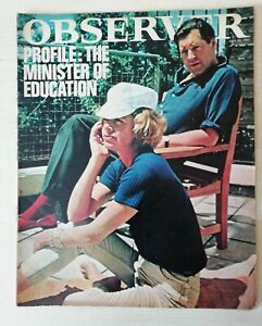 Observer Magazine July 1965 SUPERMAN -Minister of Education- GUIDE TO THE BEACH