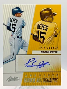 2019 Panini Chronicles - Esordiente Assoluto Pablo Reyes #ARA-PR Oro /99 (AU, RC) - Foto 1 di 2