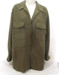 Company by Ellen Tracy Moss Green Jacket Shirt Large - Picture 1 of 6