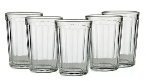Set of 5 Russian Tea Glasses for Holder Podstakannik Soviet Granyonyi Glassware - Picture 1 of 4