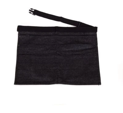 APEX MARKET STALLS Denim Market 6 Pocket Trader Money Belt Bag Pouch Apron In Black Or Navy