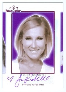 JESSICA ROCKWELL "PINK YEARBOOK AUTOGRAPH CARD" BENCHWARMER HOT FOR TEACHER 2018