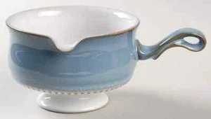 Denby Langley Castile Blue Gravy/Sauce Boat - Picture 1 of 9