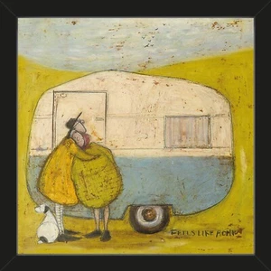 Sam Toft - Se siente como en casa II - Impresión artística enmarcada oficial 31,5 x 31,5 cm - Imagen 1 de 3