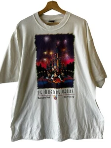 Vintage 90s RARE The Art of Disney 25 Magical Years T-Shirt Made in US White XL - Bild 1 von 4