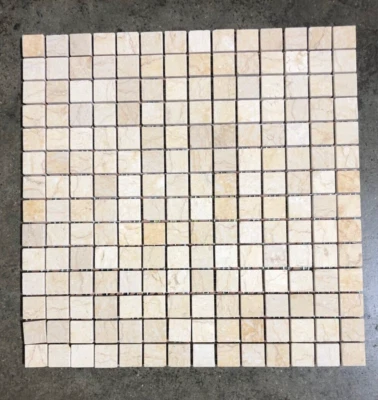 12x12 Mosaic Jerusalem Gold Remodel Stone Tile Shower Wall Border (1 Sheet) T-37 - Image 1 of 4