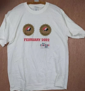 Camiseta para hombre NOS Canadian Hockey Gold Medalists 2002 XL sellada "I Am Canadian" - Imagen 1 de 5