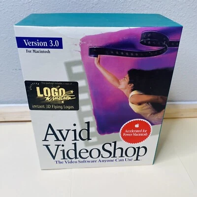Avid Videoshop 3.0 for Macitnosh Software Open Box Complete Vtg Mac - Image 1 of 4