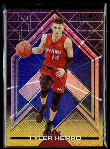 2021-22 RECON BLUE /99 TYLER HERRO HEAT - Picture 1 of 1
